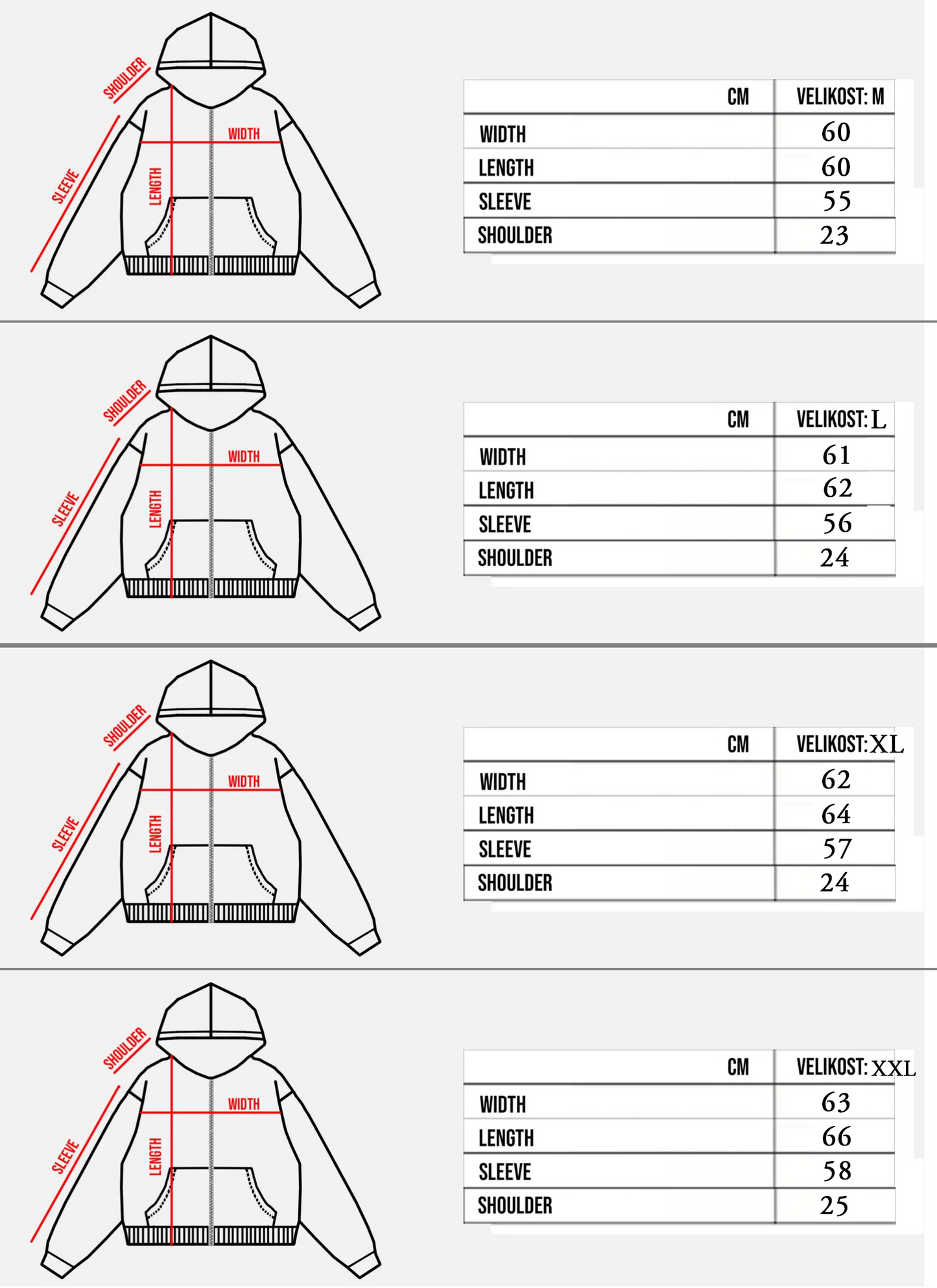 White "seeUSoon" zipup hoodie