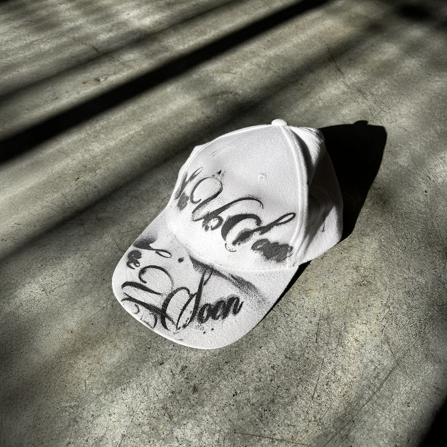 White "seeUSoon" cap